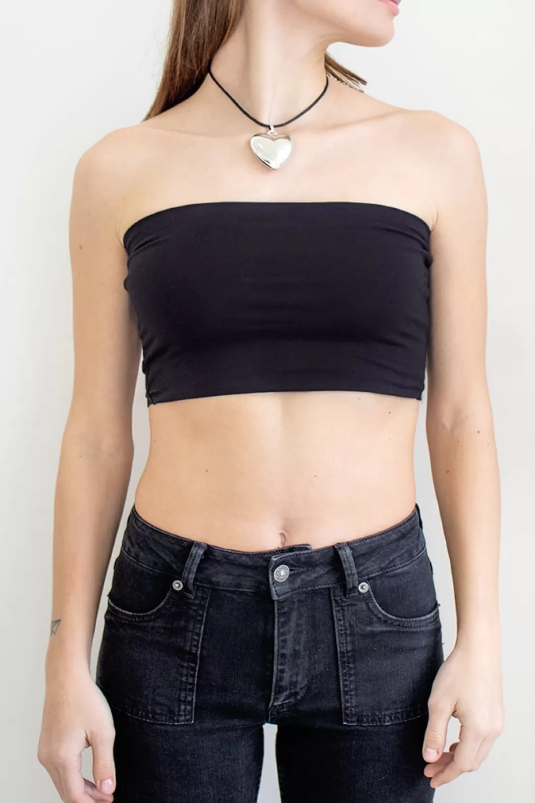 Subdued Top | Top crop a fascia Multicolor